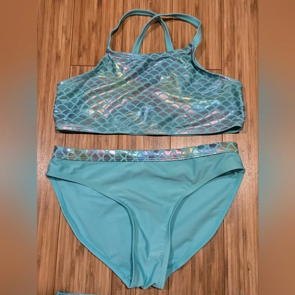 ❤️ NWOT Wonder Nation Mermaid Swim Set